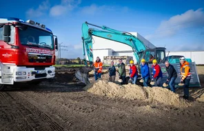 Groundbreaking ceremony for new fire station